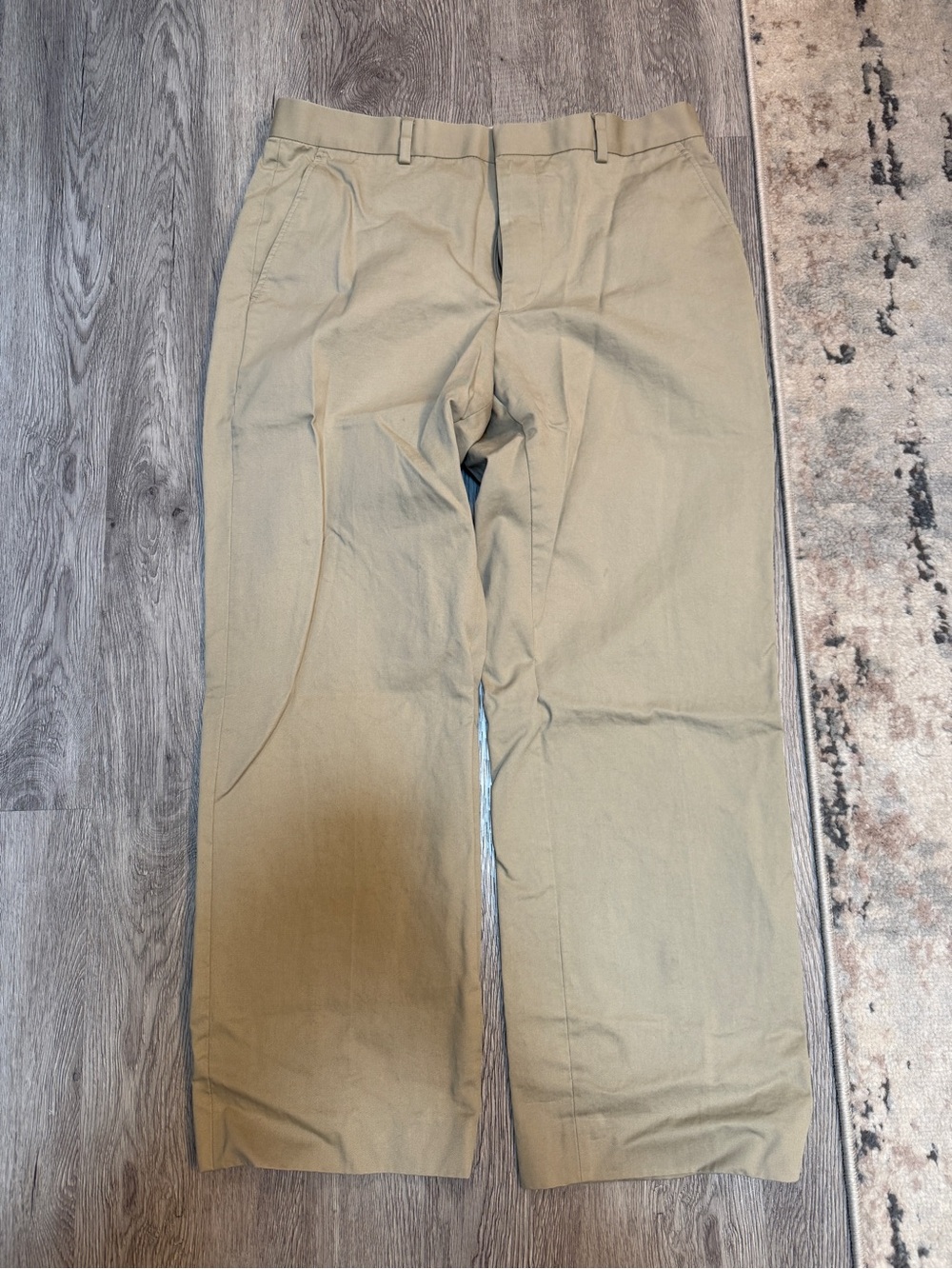 Banana Republic  Tessuti Sondrio  Pants Chino 33x30 Modern Fit Italy Khaki Dress